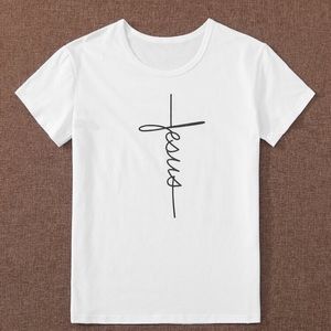 🔹White Jesus tee🔹